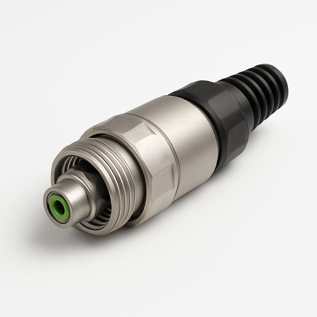 Telegaertner J68070A0003 TOC LCD/APC SM IP69K Plug Set — illustrative AI-generated image