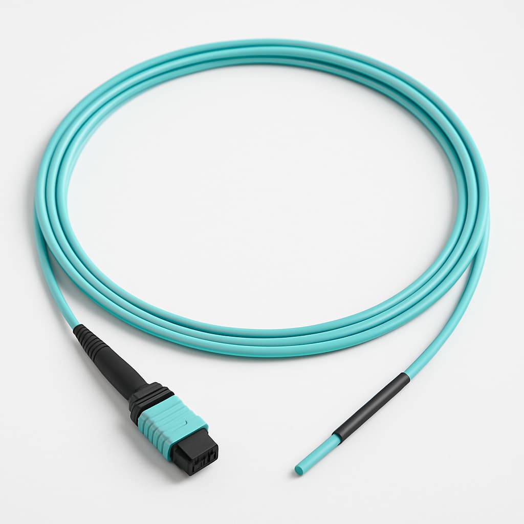 Telegaertner L00831A2400 MPO24 Female Patch Cord, 2m — illustrative AI-generated image