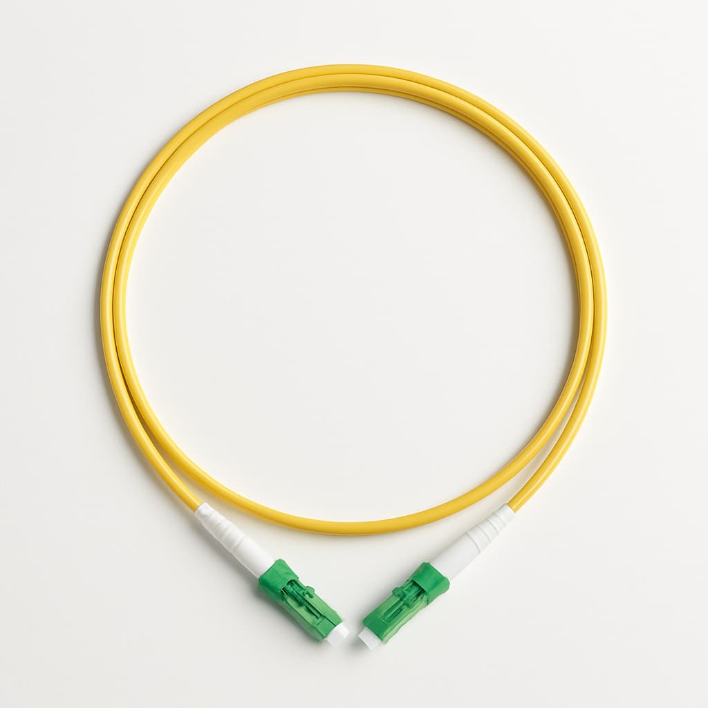Telegaertner L00870U0003 FO Patch Cord 2xE9/125 OS2 1.0m LC/APC HD-D Uniboot — illustrative AI-generated image