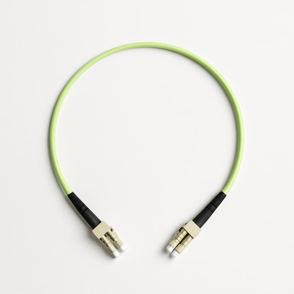 Telegaertner L00870U0008 FO Patch Cord 2xG50/125 OM5, 0.5 m — illustrative AI-generated image
