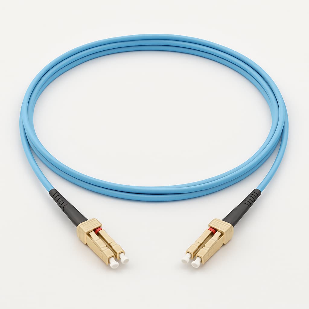 L00871U0001 FO Patch Cord LC HD-D Uniboot to LC HD-D Uniboot — illustrative AI-generated image