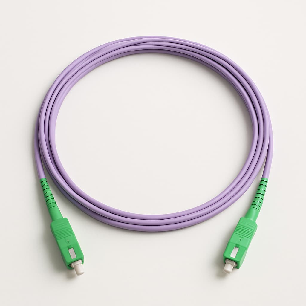 Telegaertner L00872U0006 FO Patch Cord 2xG50/125 OM4 2.5m — illustrative AI-generated image