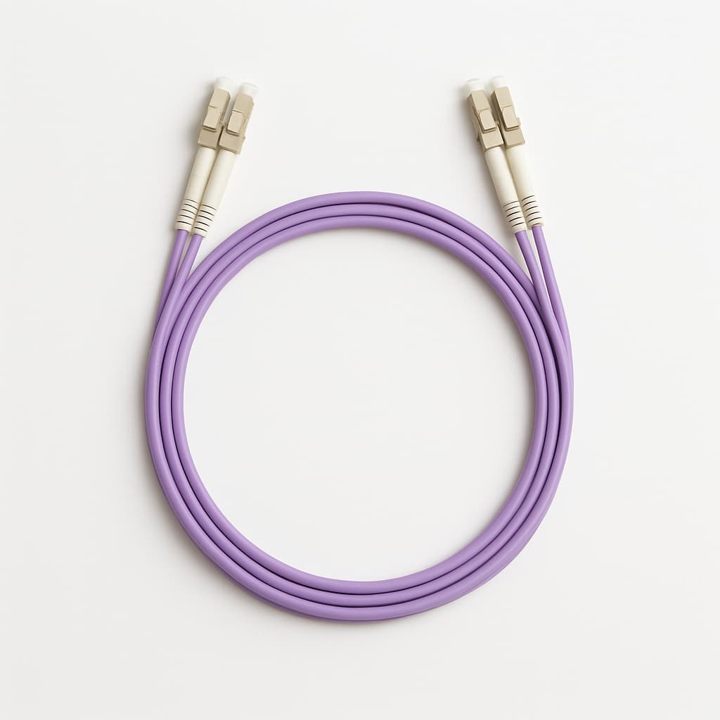 FO Patch Cord L00872U0007, 2xG50/125 OM4, 3.0m — illustrative AI-generated image