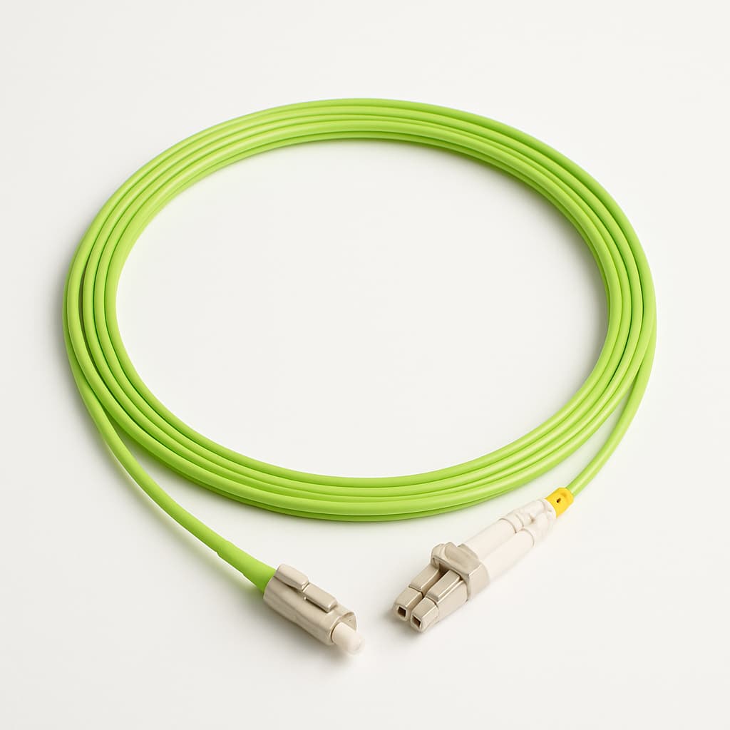 Telegaertner L00872U0008 FO Patch Cord 2xG50/125 OM5 2.5m — illustrative AI-generated image