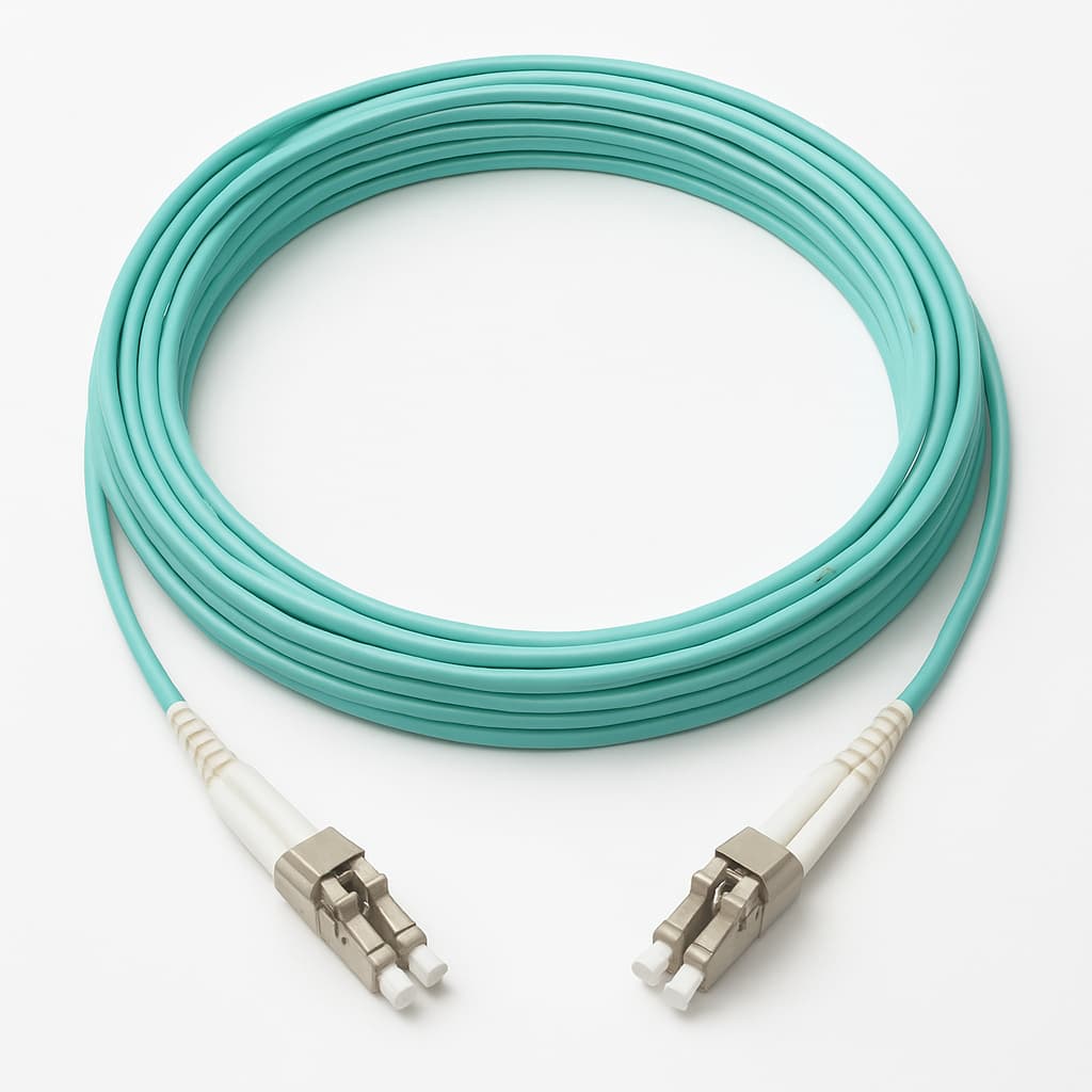 L00875U0002 FO Patch Cord 2xG50/125 OM3, 10.0 m — illustrative AI-generated image