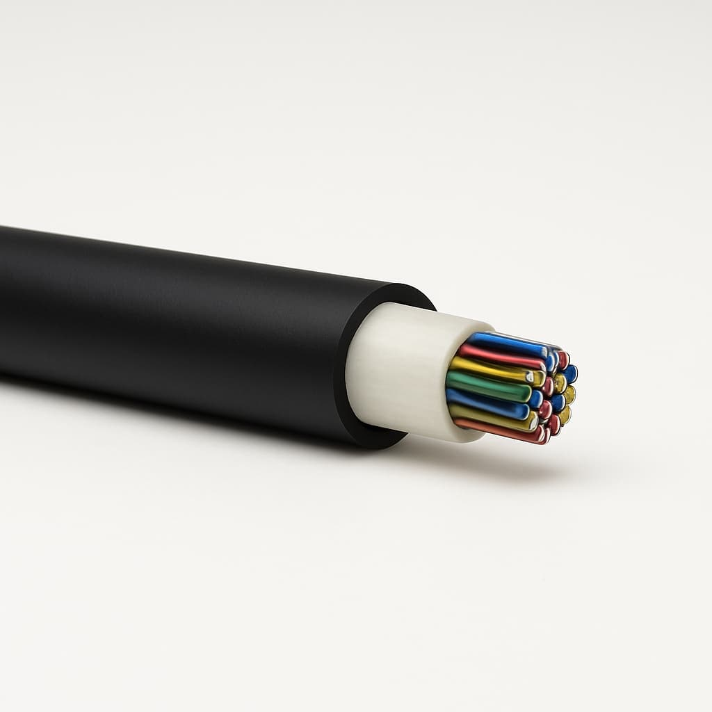 Telegaertner L08020A1512 FO Outdoor Cable 1x12E9/125 OS2 — illustrative AI-generated image