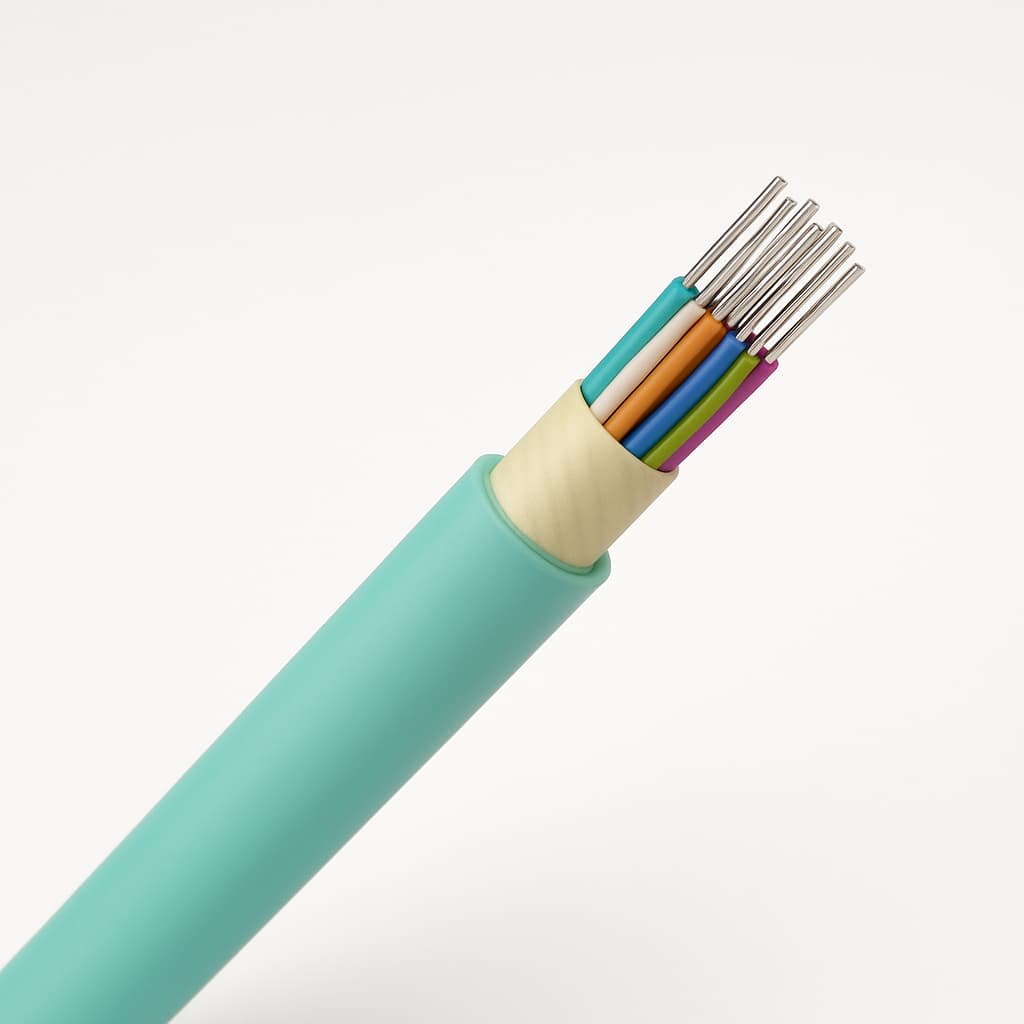 L08021B1126 FO Cable I-V(ZN)H 12G50/125 OM3 — illustrative AI-generated image