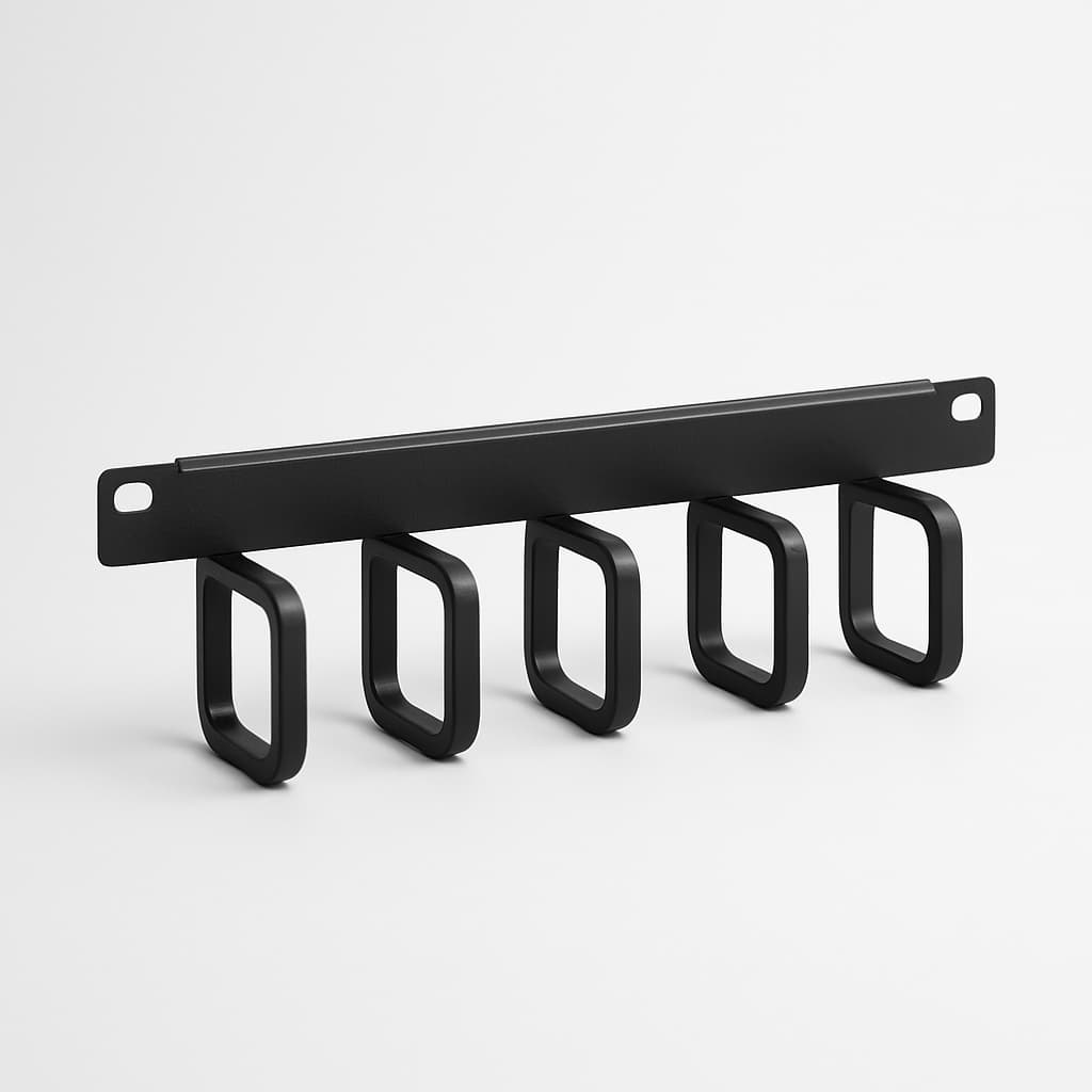 H02025A4003 HD3-ES Cable Management, Black RAL 9005 — illustrative AI-generated image