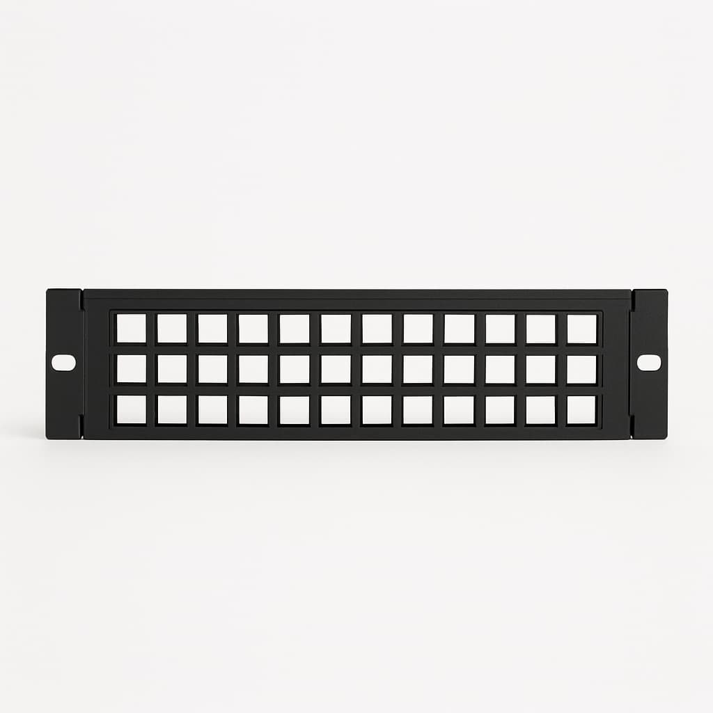 Telegaertner H02030A4051 HD3-ES Module Carrier 19", 1.0 HU — illustrative AI-generated image