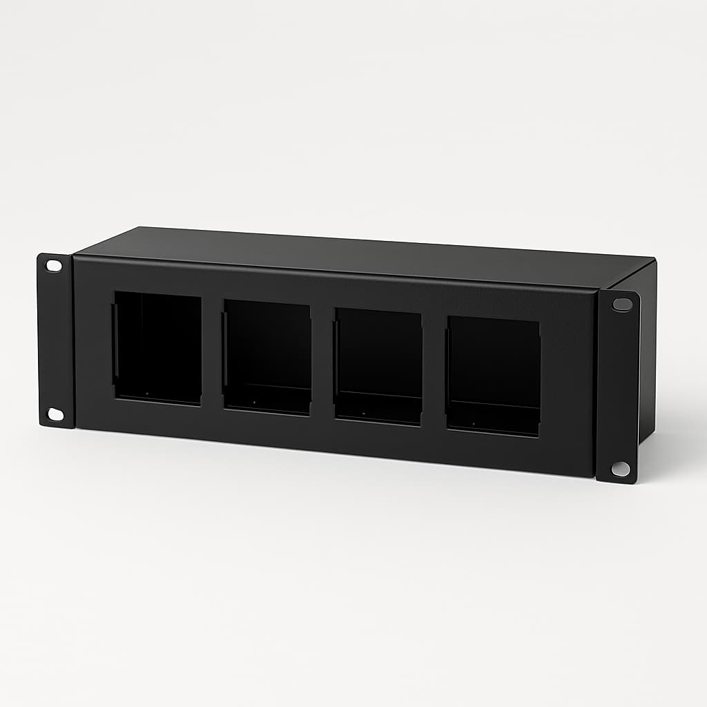 Telegaertner H02030A4052 HD3-ES Module Carrier 19" — illustrative AI-generated image