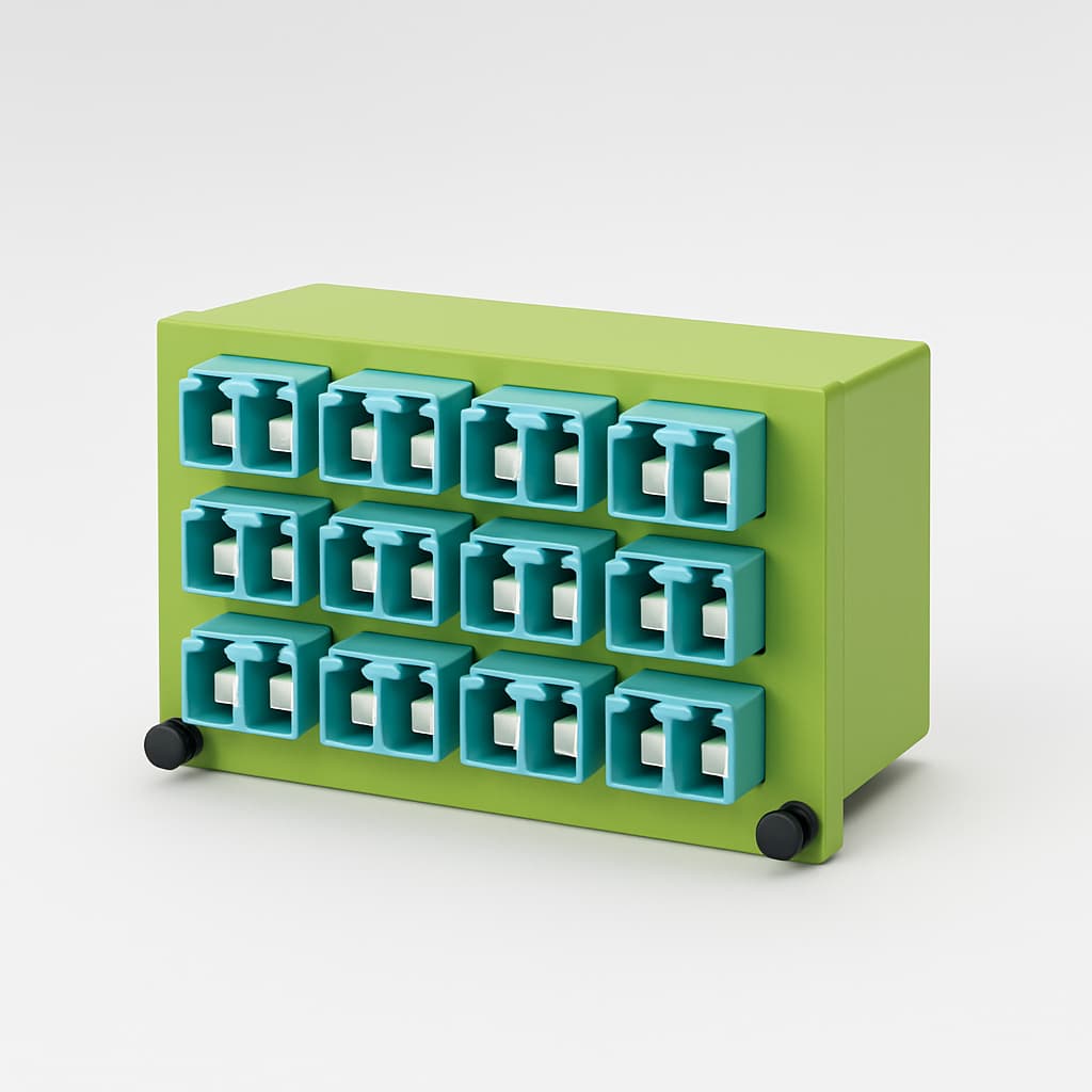 Telegaertner H02050A4079 HD3-ES Patch Module 1.0HU — illustrative AI-generated image