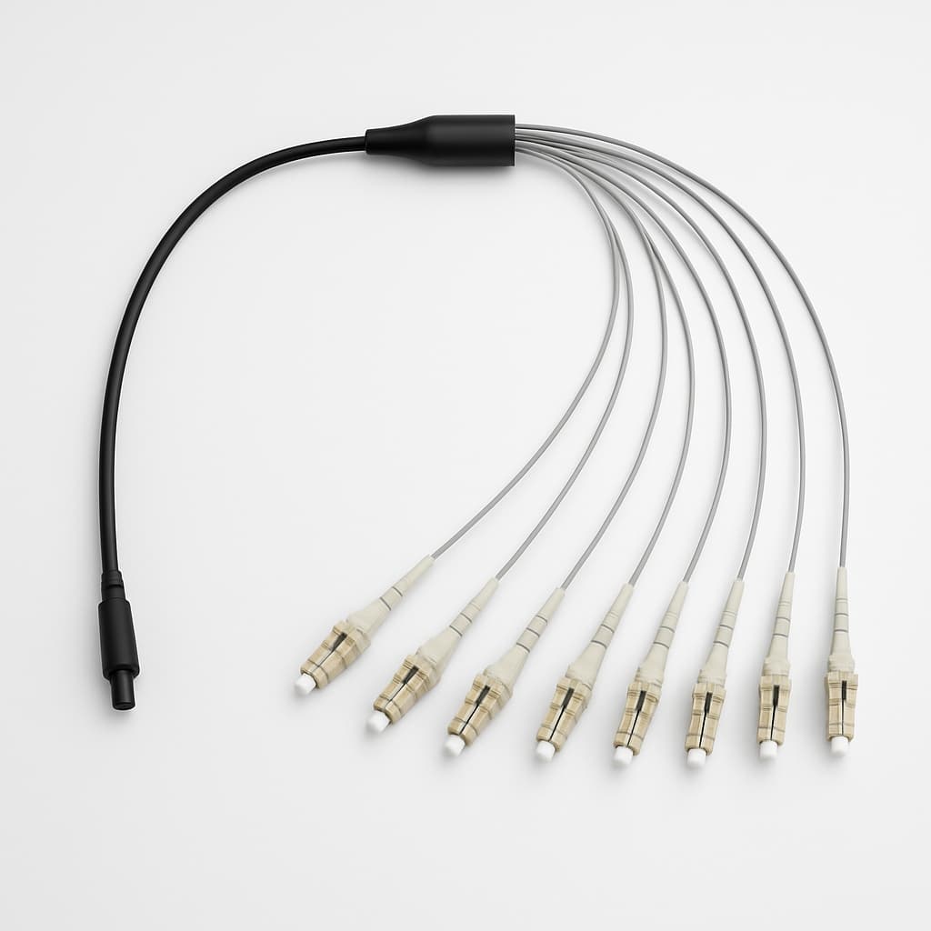 Telegaertner H02052A0245 Harness Cable Splitter for 8 Fibres — illustrative AI-generated image