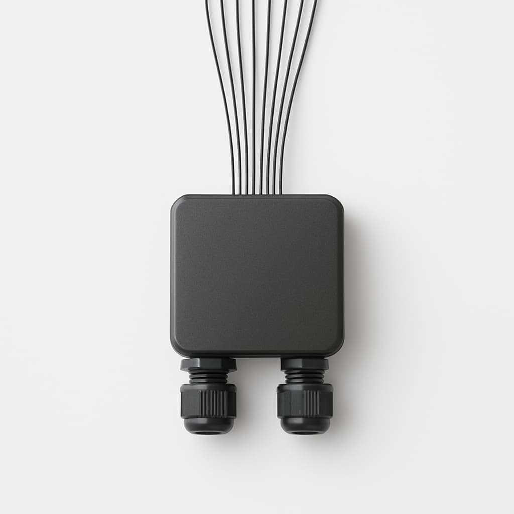 Cable Splitter ODS M20 IP54, 8 Fibers, Assembled H02052B0012 — illustrative AI-generated image