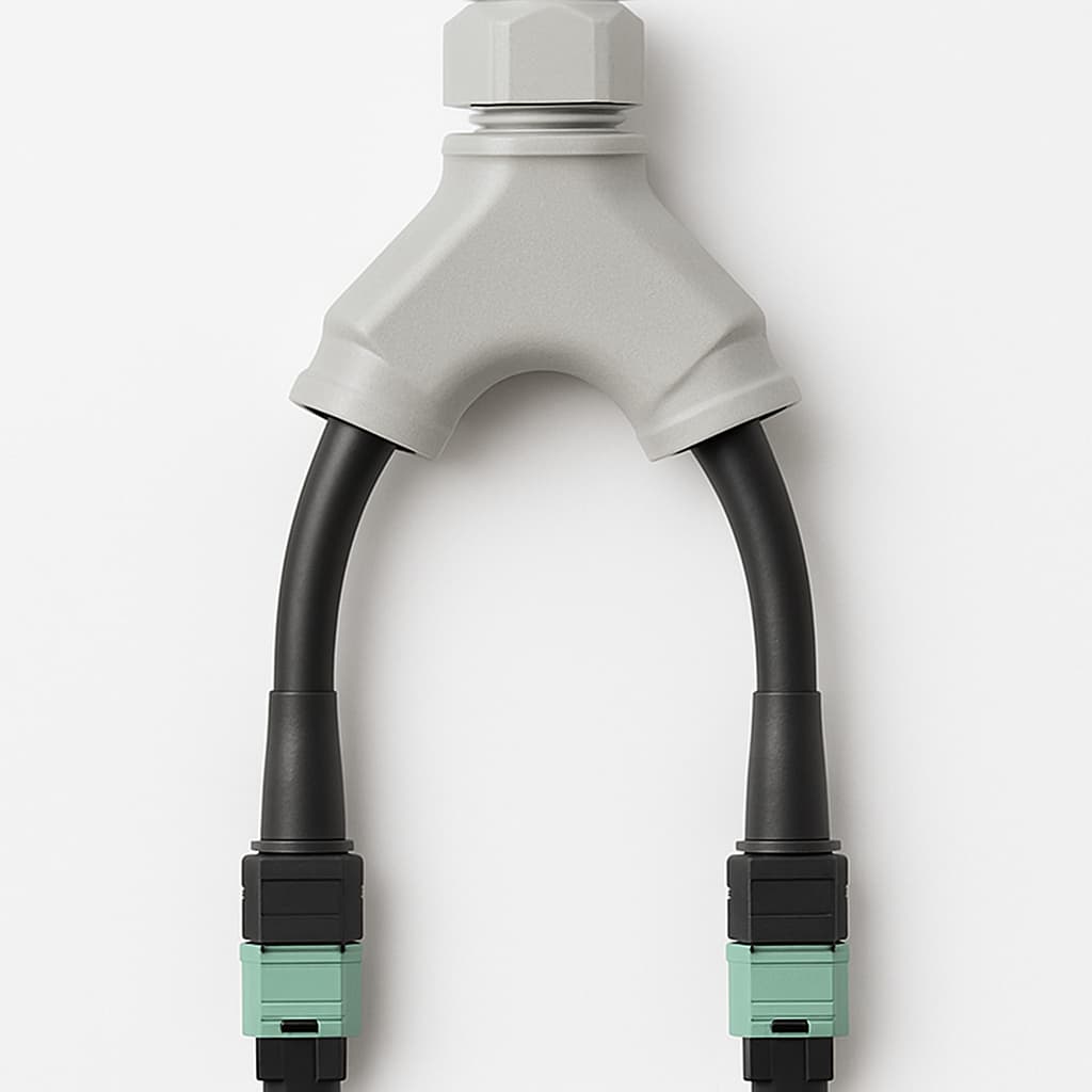 Telegaertner H02052B0220 Cable Splitter ODS/M20 IP54 MPO — illustrative AI-generated image