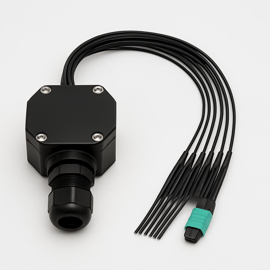 H02052B0237 Cable Splitter ODS/M20 IP54 MPO for 12 Fibres — illustrative AI-generated image