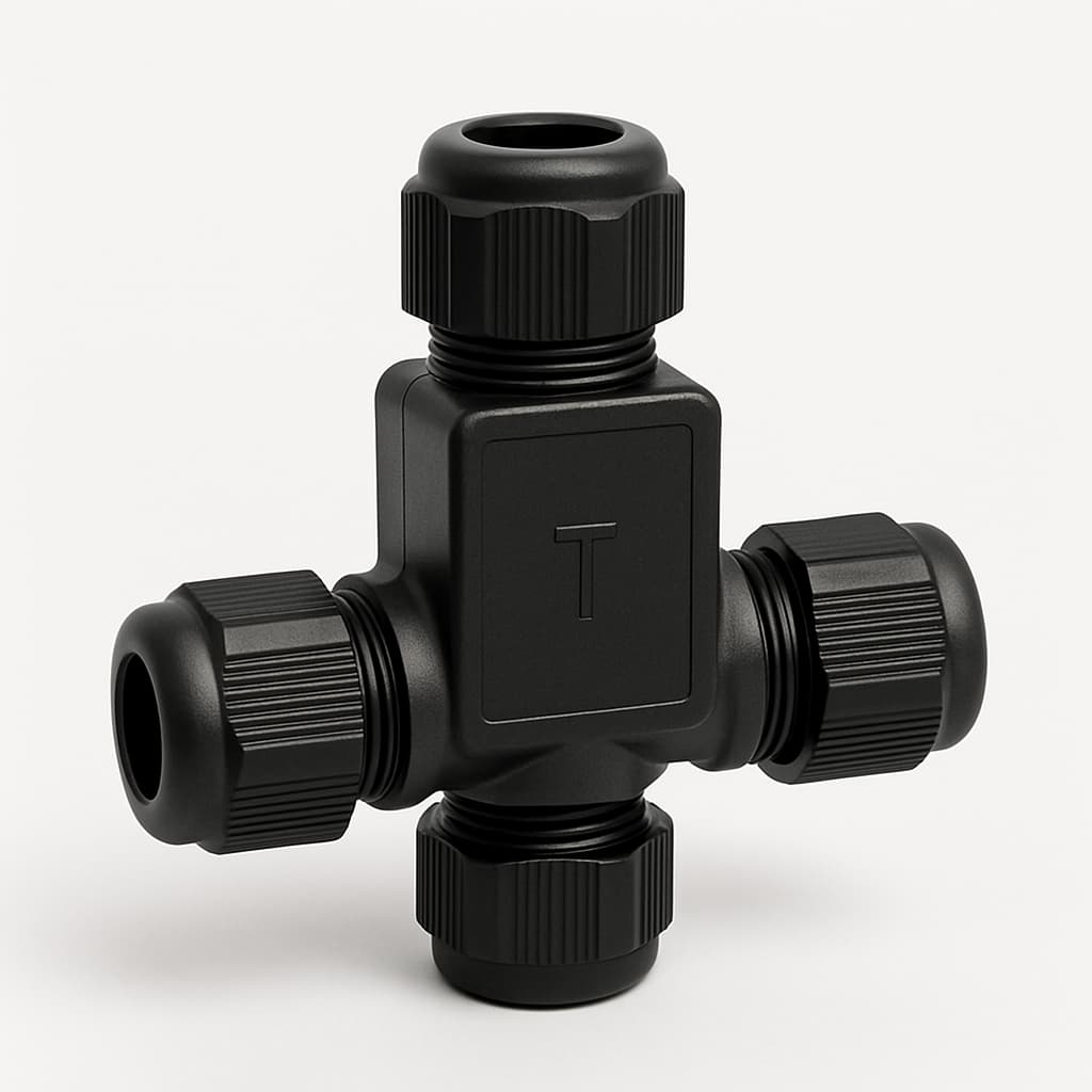 Telegaertner H02052B1010 ODS M20 IP68 Cable Splitter — illustrative AI-generated image