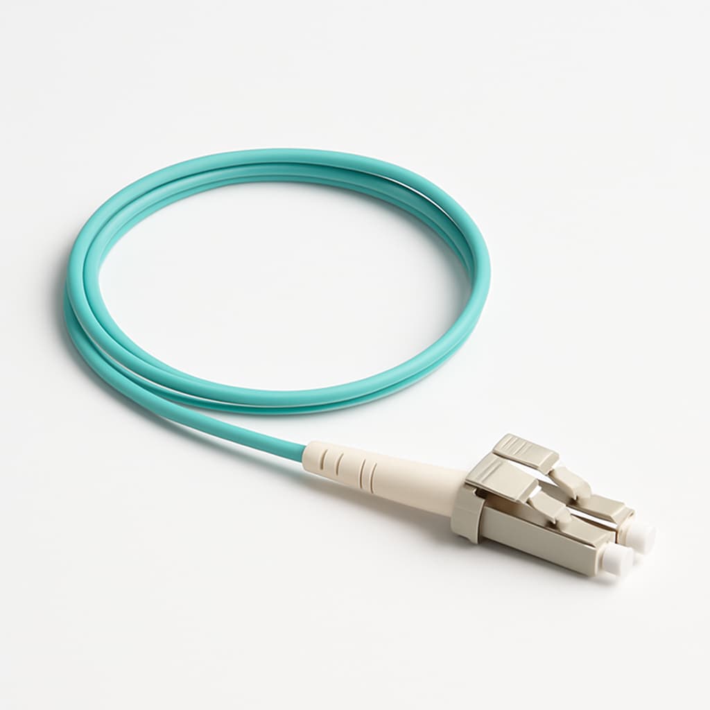 LC HD Duplex Plug Cable Assembly U01100A0395 — illustrative AI-generated image