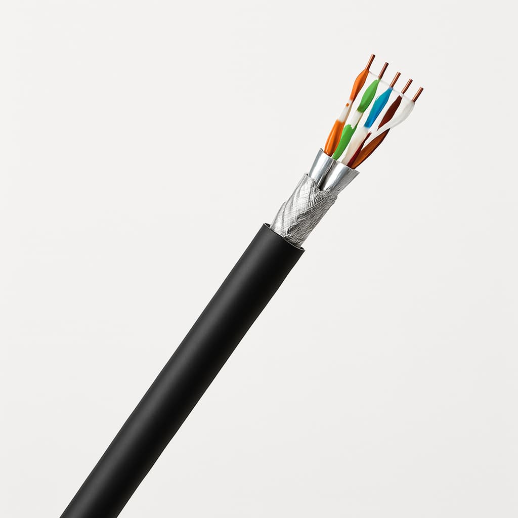 Telegaertner L02002A0226B S/FTP Cat.7 Cable — illustrative AI-generated image