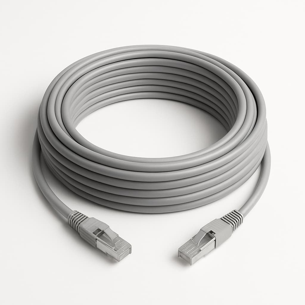Telegaertner L00006A0496 S/FTP Cat.6A Patch Cord, 14.5m — illustrative AI-generated image