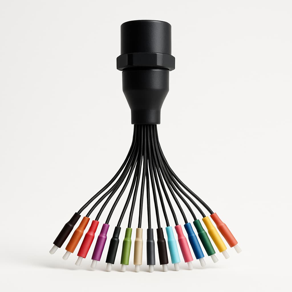 Telegaertner H02052B0035 Cable Splitter ODS M20, 24 Fibers — illustrative AI-generated image