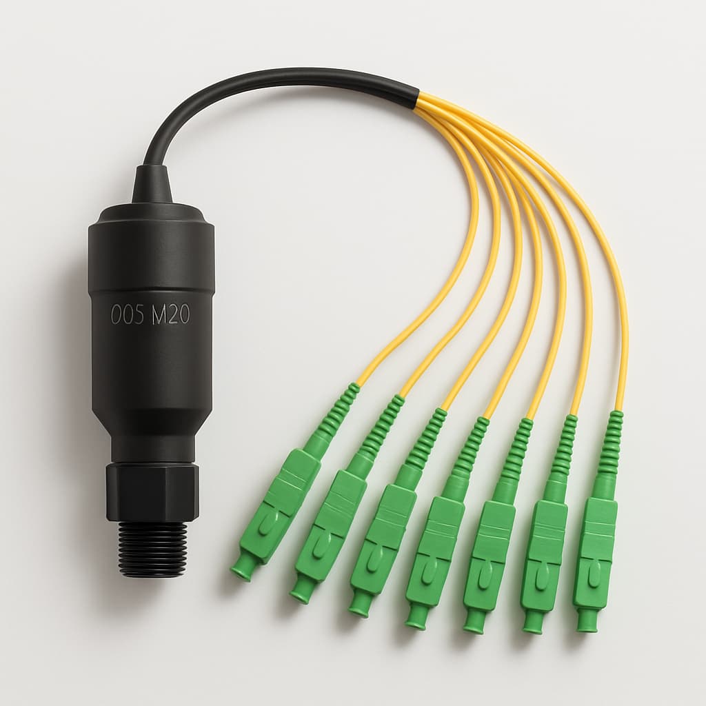 Cable Splitter ODS M20 H02052B2012, 8 Fibers — illustrative AI-generated image