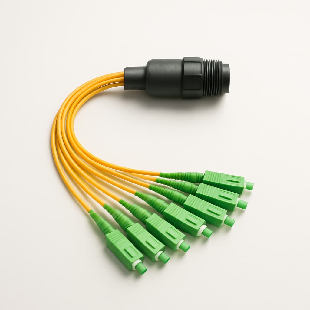 Cable Splitter ODS M20, 8 Fibers, Assembled H02052B4012 — illustrative AI-generated image