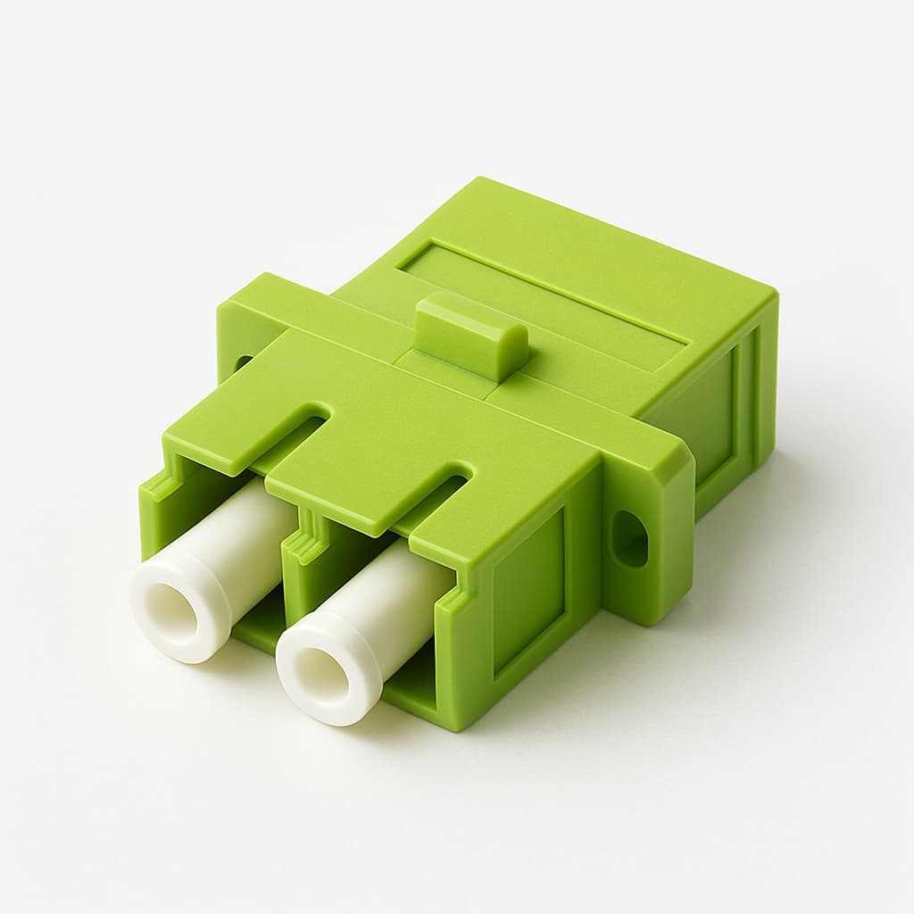 SC Duplex Plug with Clip U01100A0426 — illustrative AI-generated image