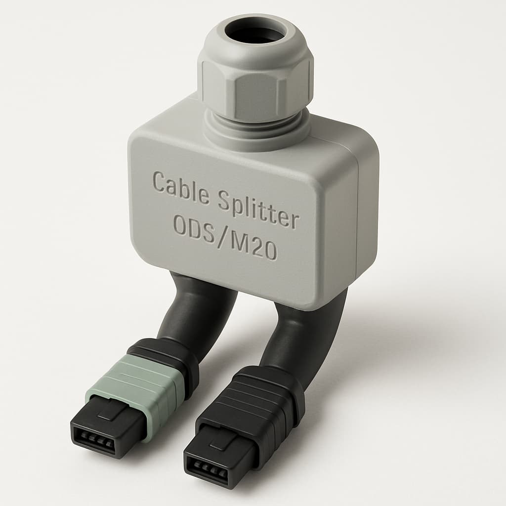 Telegaertner H02052B0281 Cable Splitter ODS/M20 — illustrative AI-generated image
