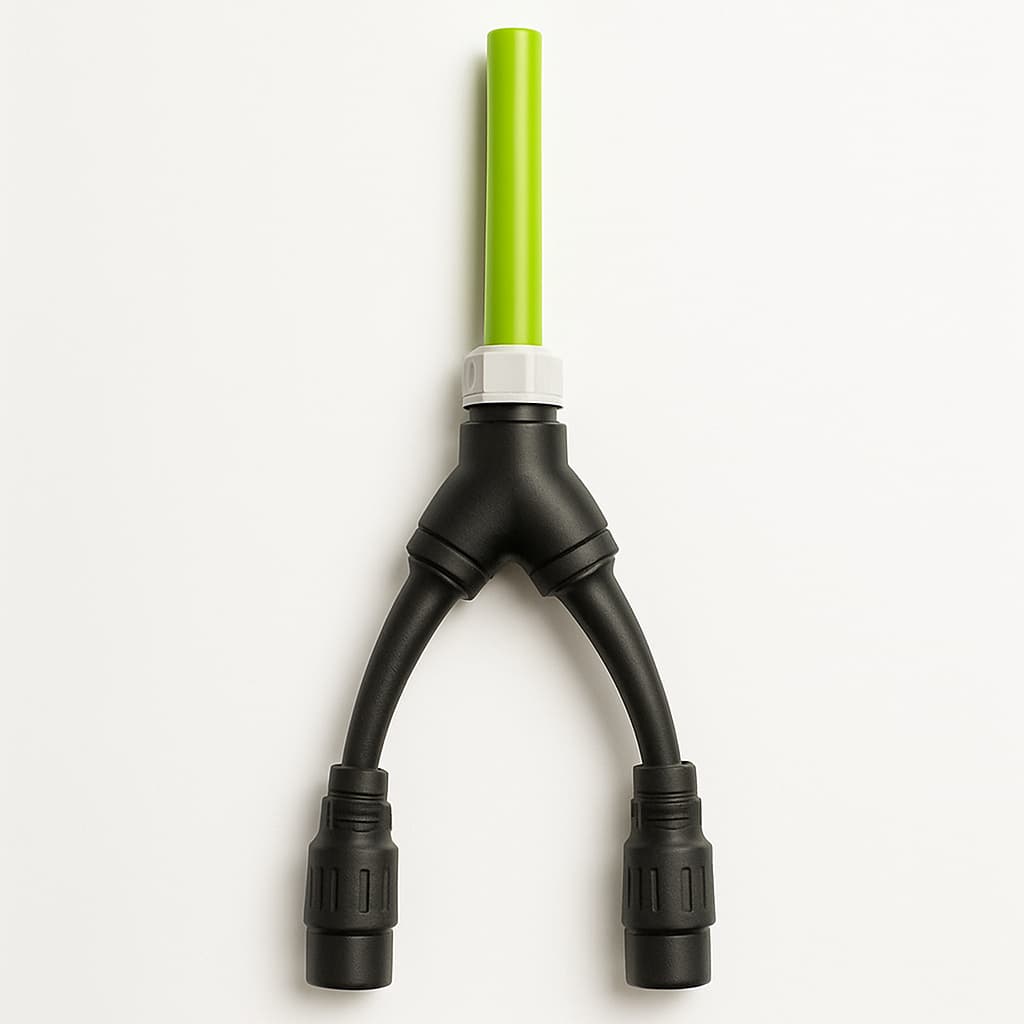 Telegaertner H02052B1279 Cable Splitter ODS/M20 IP68 MPO — illustrative AI-generated image