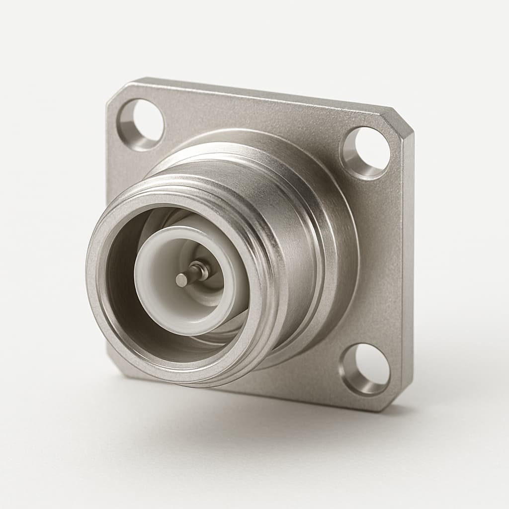 Telegaertner J01491A0010 NEX10 Panel Jack — illustrative AI-generated image