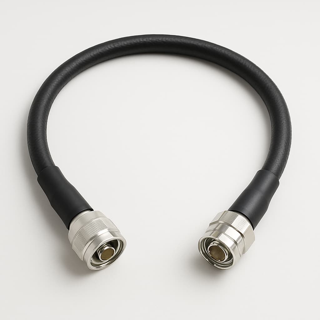Telegaertner L00010Q0043 N - 4.3-10 Jumper Cable 0.5m — illustrative AI-generated image
