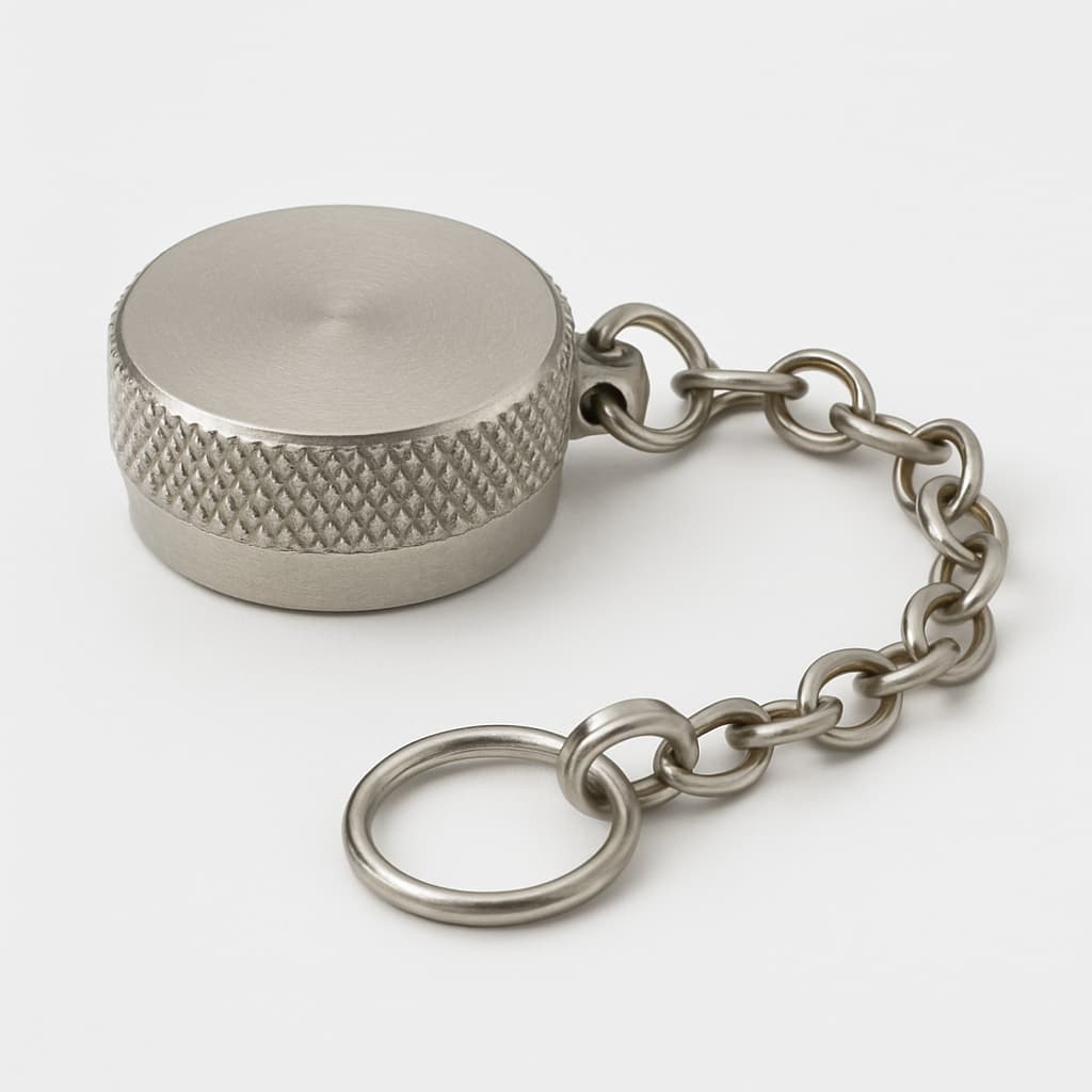 Y00000A0293 Metal Protective Cap for 2.2-5 Plug with Chain — illustrative AI-generated image