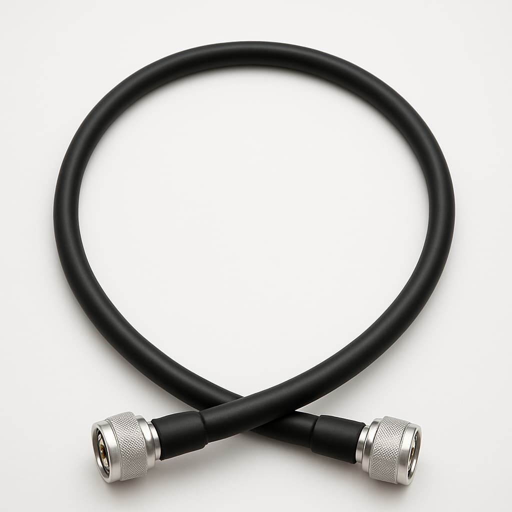Telegaertner L00010A1634 N Jumper Cable, 1.0 m, IP68 — illustrative AI-generated image