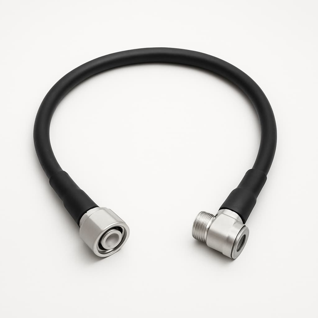 Telegaertner L00010A1701 4.3-10 Jumper Cable, 0.5 m, IP68 — illustrative AI-generated image