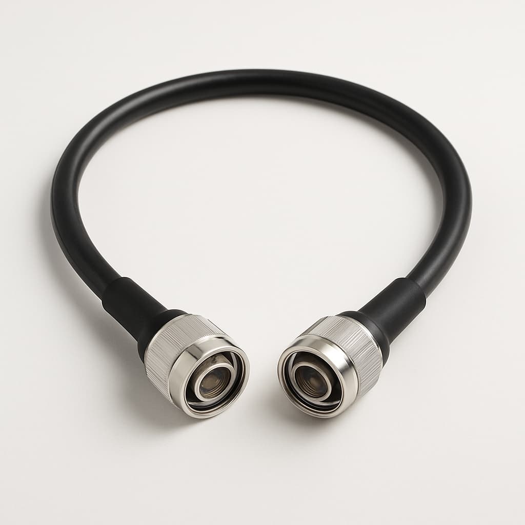 7-16 Jumper Cable L00010A1703, 3/8", IP67, 0.5 m — illustrative AI-generated image