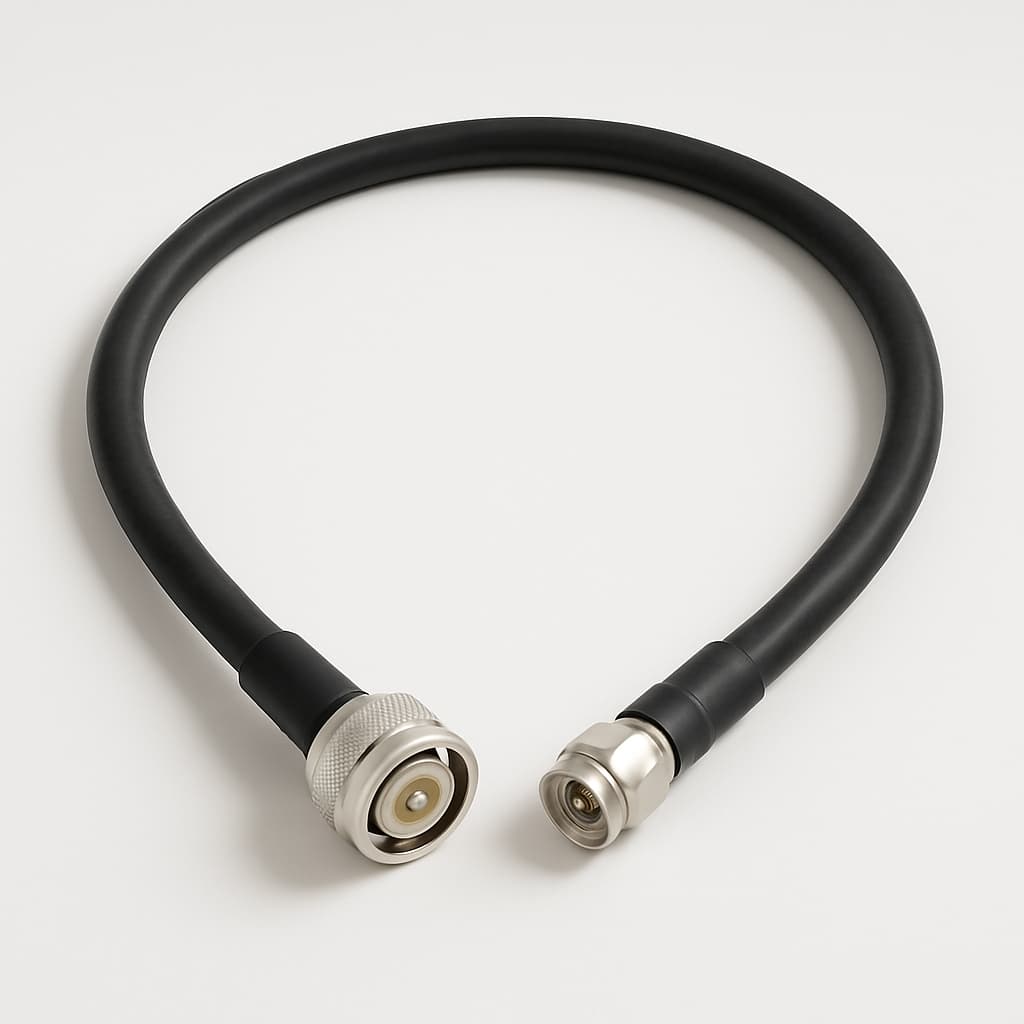 L00010A1743 7-16 to 4.3-10 Jumper Cable, 1.0 m — illustrative AI-generated image