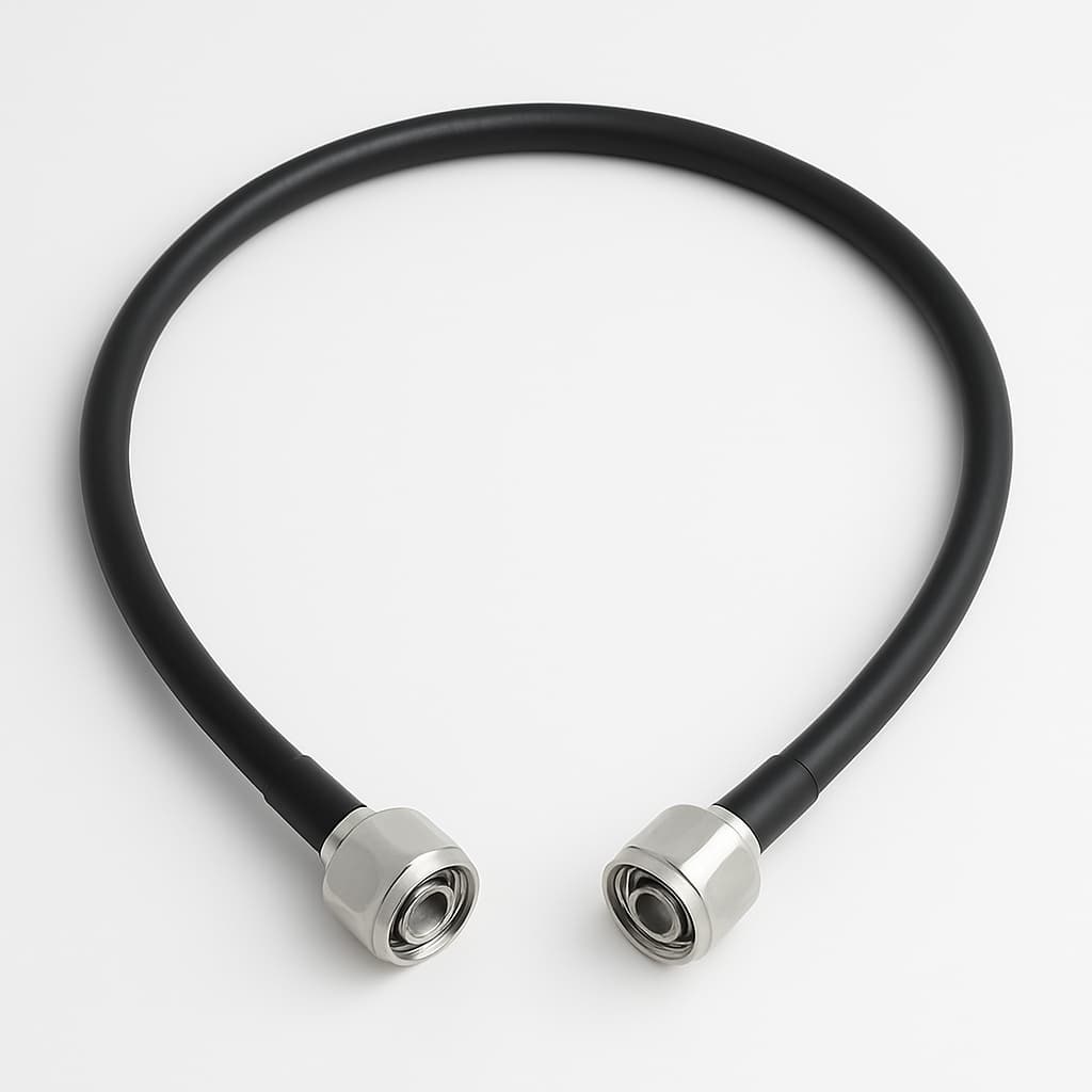 Telegaertner L00010A3553 7-16 Jumper Cable 1/2" IP68, 1.0 m — illustrative AI-generated image