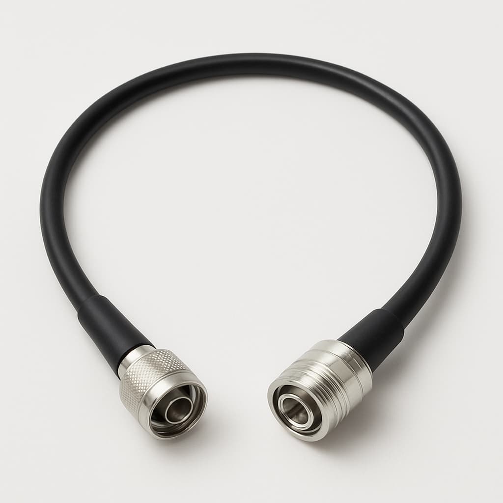 Telegaertner L00010Q0044 N/4.3-10 Jumper Cable — illustrative AI-generated image