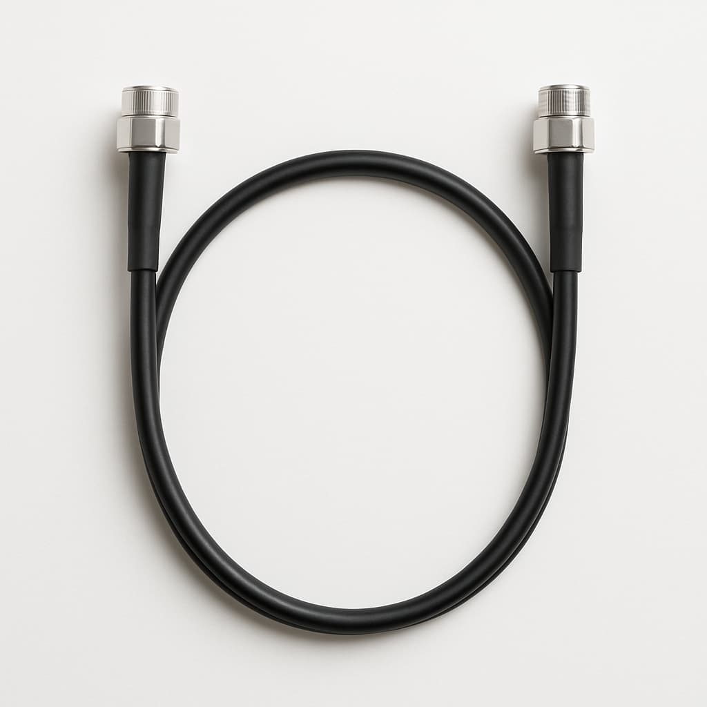 2.2-5 Jumper Cable L00010Q0185, 1/4" Flex, IP67, 1.0m — illustrative AI-generated image