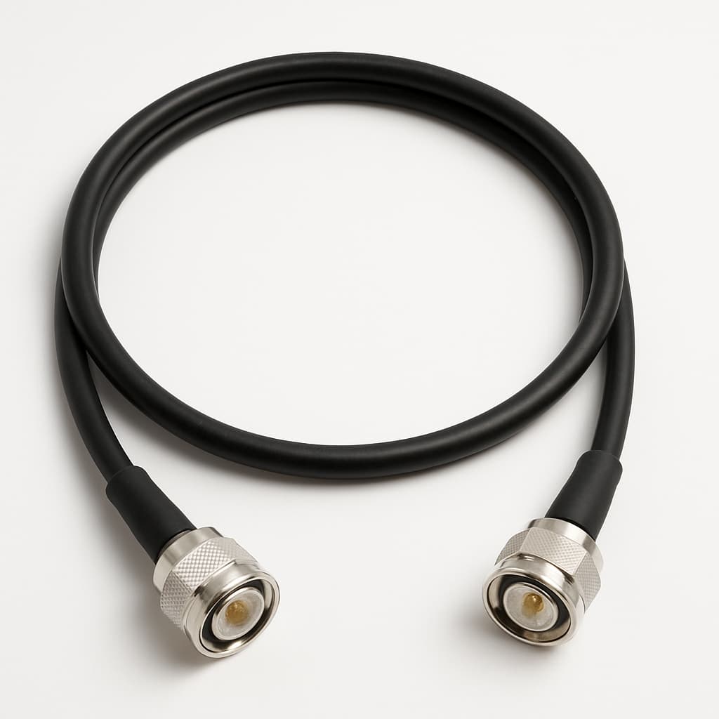 Telegaertner L00011A0461 7-16 to 4.3-10 Jumper Cable, 2.0 m — illustrative AI-generated image