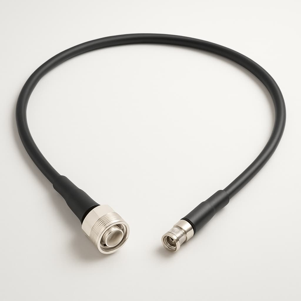 Telegaertner L00011Q0185 4.3-10 to 2.2-5 Jumper Cable — illustrative AI-generated image