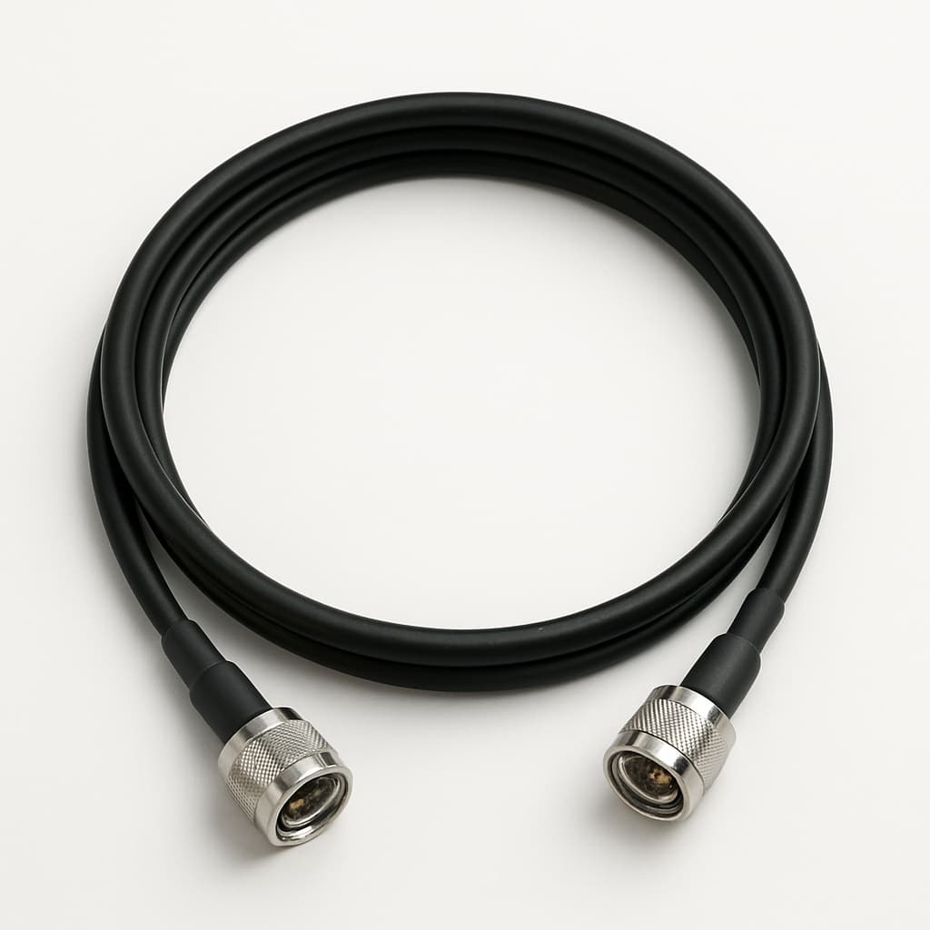 Telegaertner L00012Q0149 N Jumper Cable 1/4" IP 67 — illustrative AI-generated image