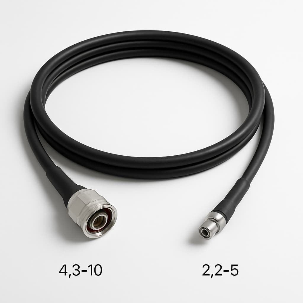 Telegaertner L00013Q0264 4.3-10 - 2.2-5 Jumper Cable — illustrative AI-generated image