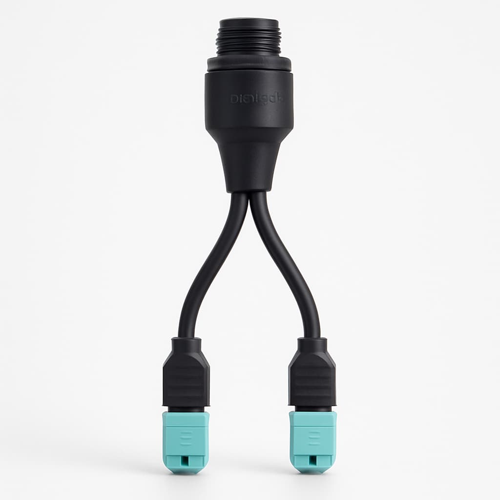 Telegaertner H02052B0218 ODS/M20 IP54 MPO Cable Splitter — illustrative AI-generated image