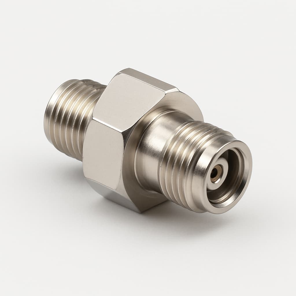 Telegaertner J01482A0001 1.5-3.5 Bulkhead Adapter (f-f) — illustrative AI-generated image