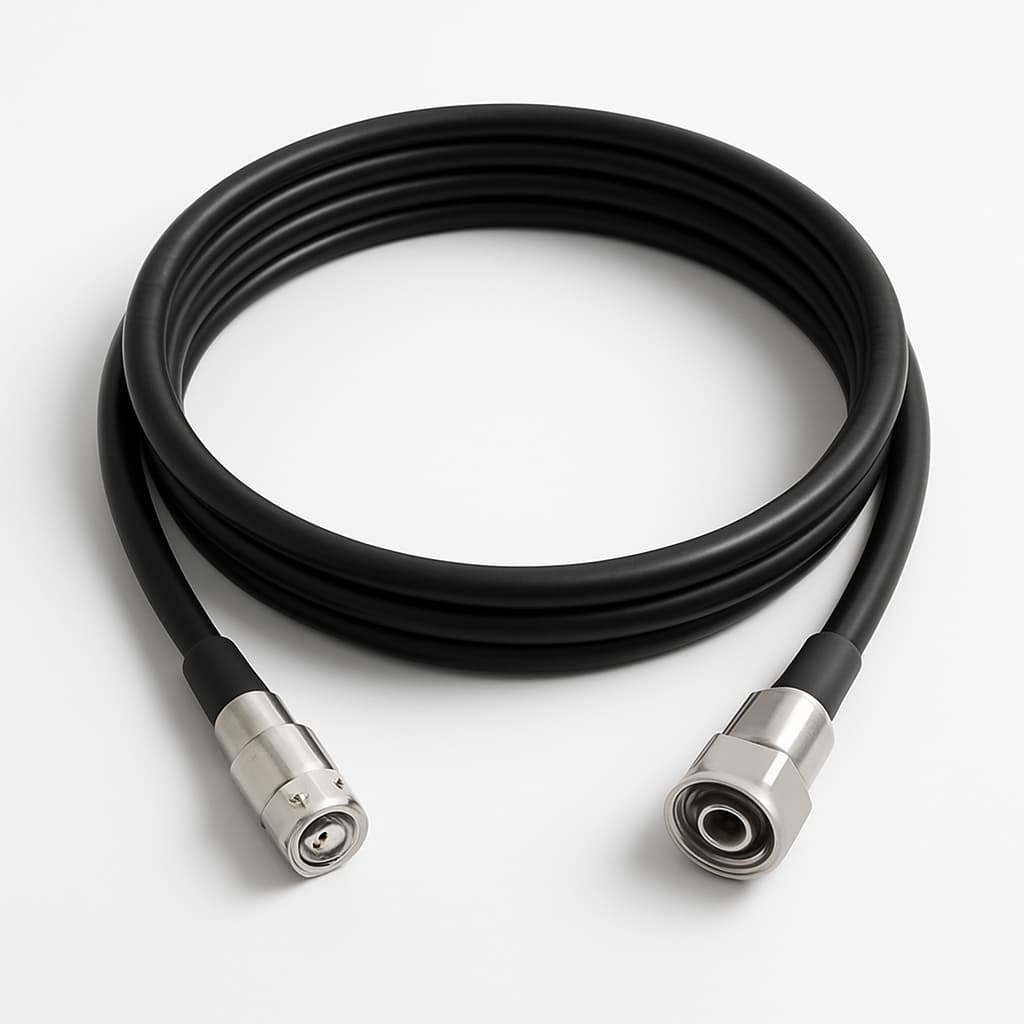 Telegaertner L00013Q0282 NEX10-4.3-10 Jumper Cable — illustrative AI-generated image