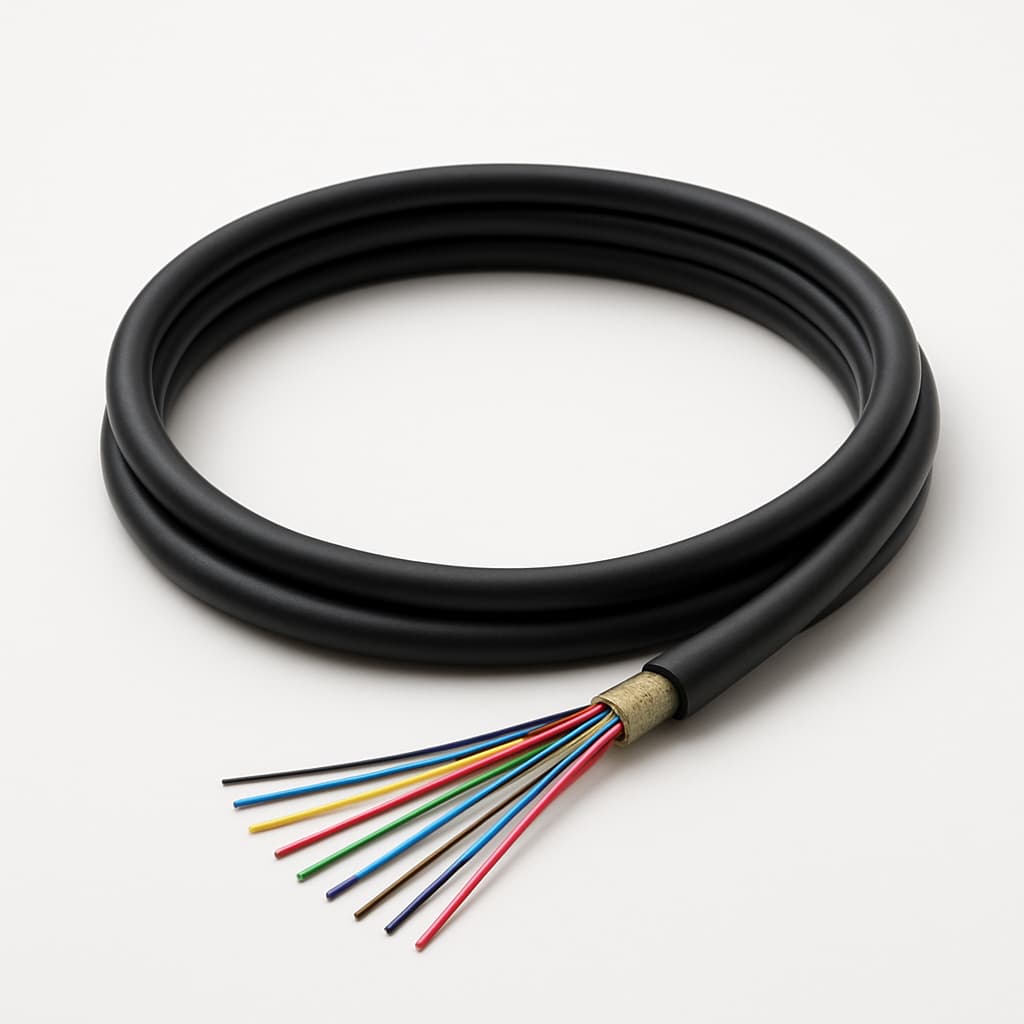 Telegaertner U01010A0032 12-fold trunk cable — illustrative AI-generated image