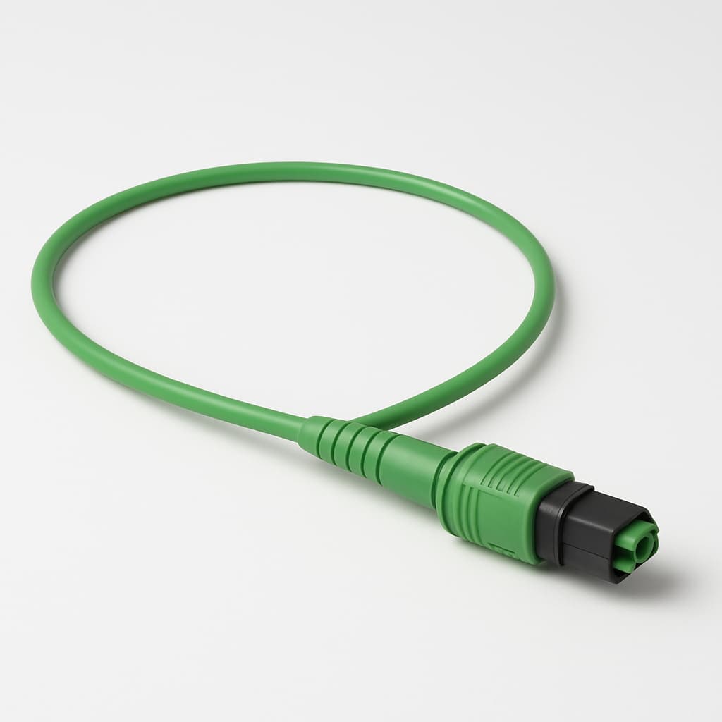 Telegaertner U01100A0303 TOC MPO/APC Male Plug Cable Assembly — illustrative AI-generated image