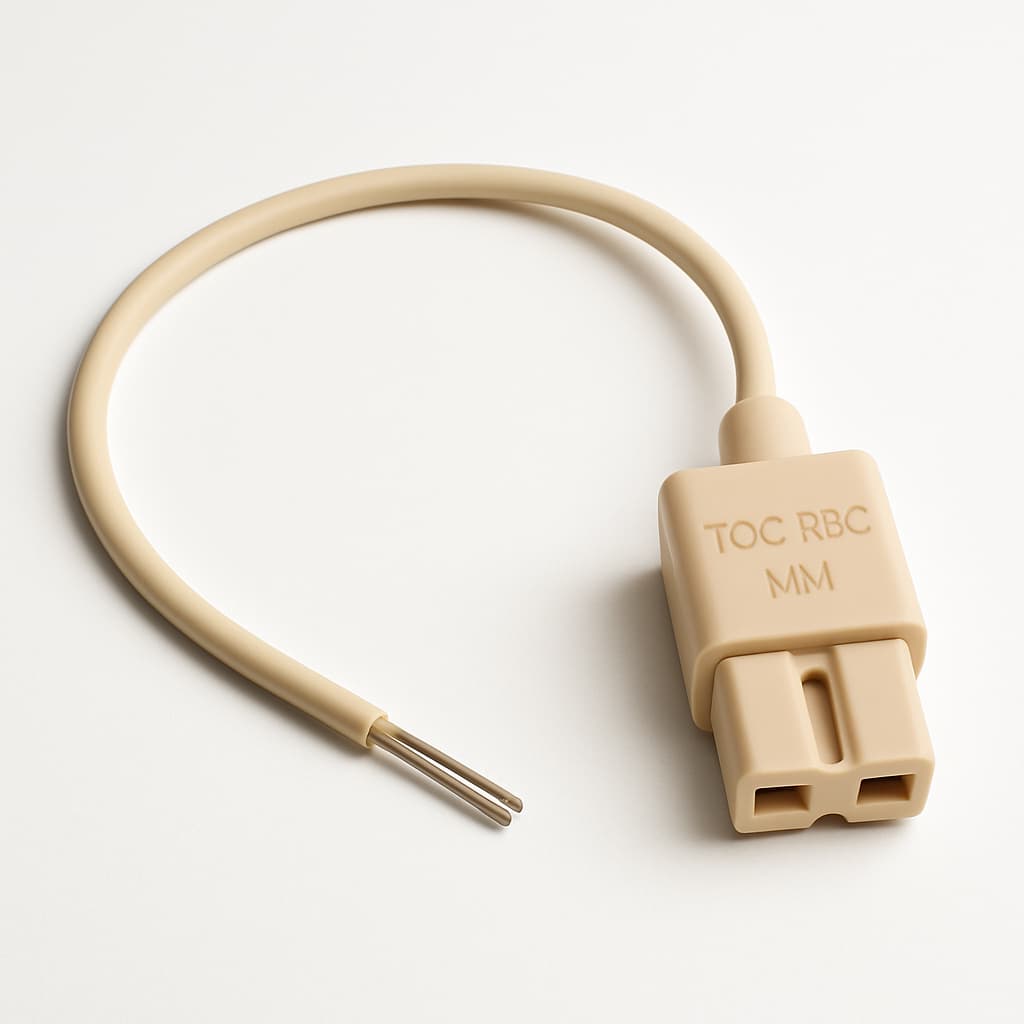 TOC RBC Plug Cable Assembly U01100A0345 — illustrative AI-generated image