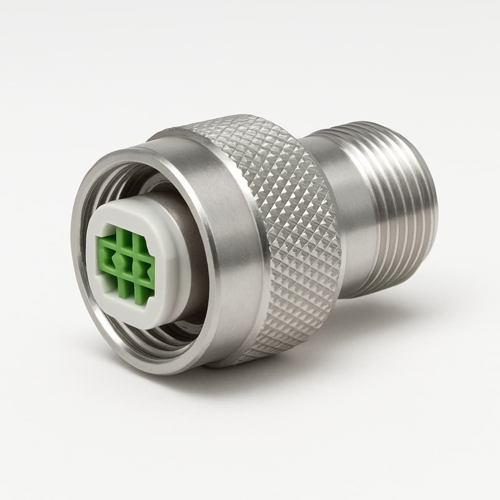 Telegaertner U01100A0401 4.3-10 MT 12x SM/APC Screw — illustrative AI-generated image